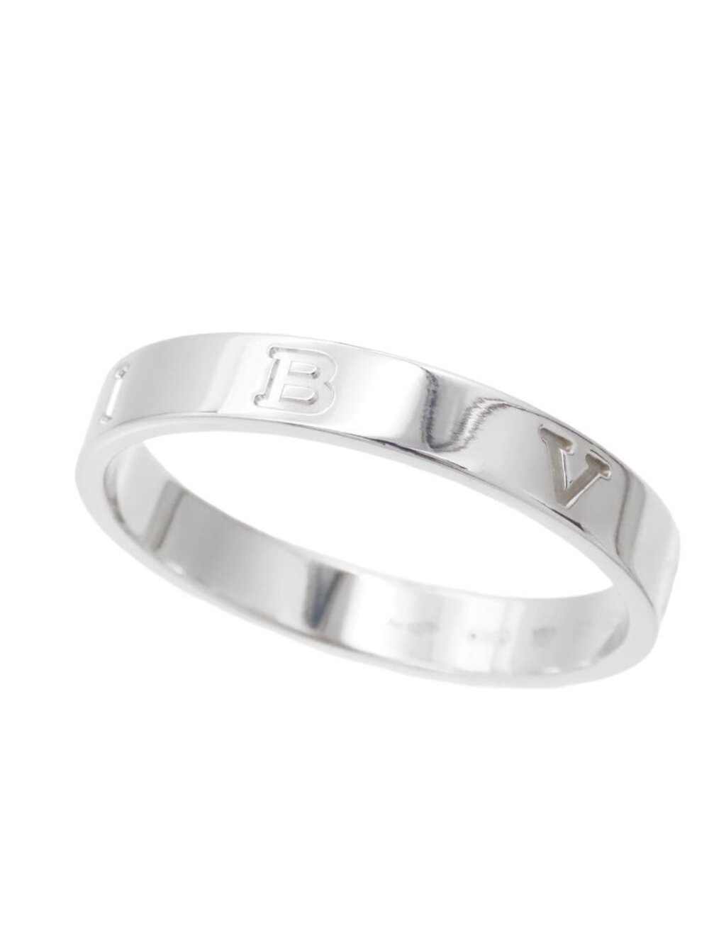 Bvlgari White Gold 18k B.Zero1 Essential Band Ring